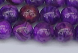 CAG9920 15.5 inches 10mm round purple crazy lace agate beads