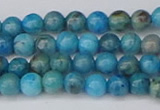 CAG9931 15.5 inches 4mm round blue crazy lace agate beads