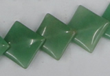 CAJ303 15.5 inches 18*18mm diamond green aventurine jade beads