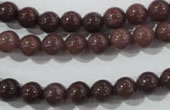 CAJ452 15.5 inches 7mm round purple aventurine beads wholesale