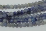 CAJ500 15.5 inches 4mm round blue aventurine beads wholesale