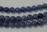 CAJ501 15.5 inches 6mm round blue aventurine beads wholesale