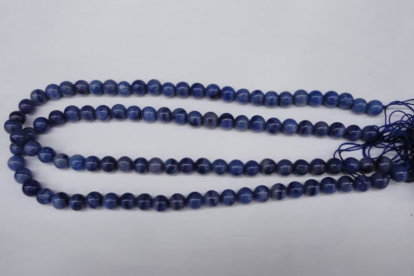 CAJ552 15.5 inches 8mm round blue aventurine beads wholesale