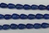 CAJ571 15.5 inches 6*8mm teardrop blue aventurine beads wholesale