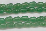 CAJ630 15.5 inches 6*9mm teardrop green aventurine beads