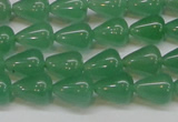 CAJ631 15.5 inches 8*10mm teardrop green aventurine beads