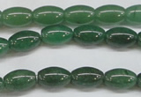 CAJ644 15.5 inches 8*12mm rice green aventurine beads