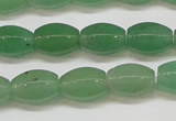 CAJ652 15.5 inches 8*12mm hexahedron green aventurine beads