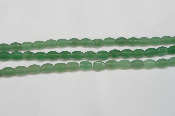 CAJ652 15.5 inches 8*12mm hexahedron green aventurine beads