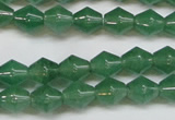 CAJ655 15.5 inches 8*8mm bicone green aventurine beads