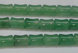 CAJ658 15.5 inches 8*10mm bone green aventurine beads