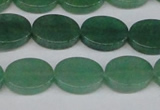 CAJ679 15.5 inches 12*16mm oval green aventurine beads