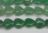 CAJ685 15.5 inches 12*12mm heart green aventurine beads