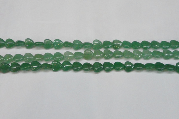 CAJ685 15.5 inches 12*12mm heart green aventurine beads