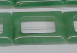 CAJ690 15.5 inches 25*35mm rectangle green aventurine beads