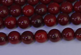 CAJ750 15.5 inches 4mm round apple jasper beads wholesale