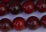 CAJ755 15.5 inches 14mm round apple jasper beads wholesale