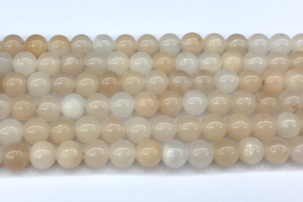 CAJ841 15 inches 8mm round pink aventurine beads, 2mm hole