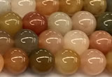 CAJ846 15 inches 6mm round jade gemstone beads