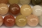 CAJ847 15 inches 8mm round jade gemstone beads