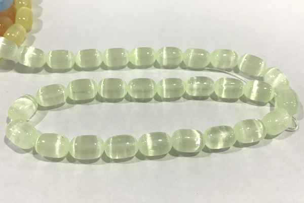 CALC41 15 inches 8*12mm drum calcite gemstone beads