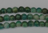 CAM1000 15.5 inches 4mm round natural Russian amazonite beads