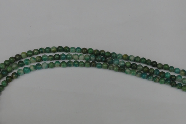 CAM1000 15.5 inches 4mm round natural Russian amazonite beads