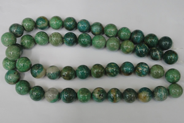 CAM1006 15.5 inches 16mm round natural Russian amazonite beads