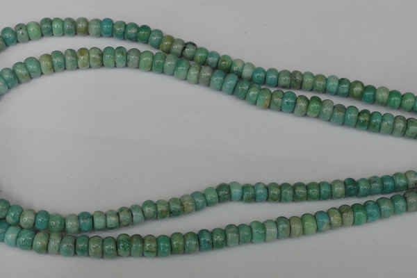 CAM1010 15.5 inches 4*7mm rondelle natural Russian amazonite beads