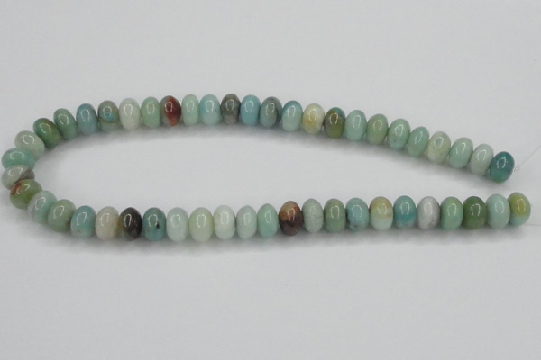 CAM102 15.5 inches 8*12mm rondelle amazonite gemstone beads