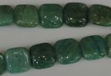 CAM1026 15.5 inches 12*12mm square natural Russian amazonite beads