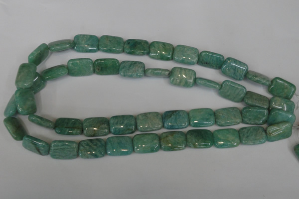 CAM1032 15.5 inches 13*18mm rectangle natural Russian amazonite beads