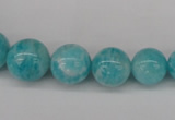 CAM1051 15.5 inches 6mm - 14mm round peru amazonite beads