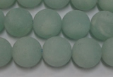 CAM1111 15.5 inches 6mm round matte amazonite beads wholesale