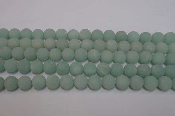 CAM1113 15.5 inches 10mm round matte amazonite beads wholesale