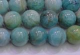 CAM1254 15.5 inches 12mm round natural Russian amazonite beads