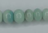 CAM126 15.5 inches multi-size rondelle amazonite gemstone beads