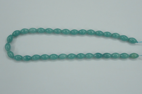 CAM129 15.5 inches 8*12mm rice amazonite gemstone beads wholesale