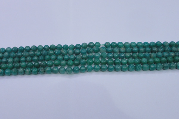 CAM1300 15.5 inches 4mm round natural Russian amazonite beads