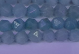 CAM1416 15.5 inches 6mm faceted nuggets Chinese amazonite beads