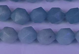 CAM1418 15.5 inches 10mm faceted nuggets Chinese amazonite beads