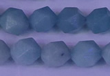 CAM1419 15.5 inches 12mm faceted nuggets Chinese amazonite beads