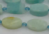 CAM1426 15.5 inches 10*16mm oval Chinese amazonite beads