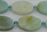 CAM1428 15.5 inches 15*22mm oval Chinese amazonite beads