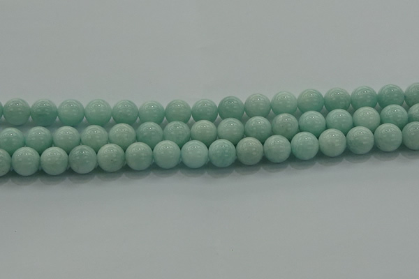 CAM1503 15.5 inches 10mm round natural peru amazonite beads