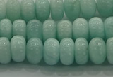 CAM1532 15.5 inches 5*8mm rondelle natural peru amazonite beads