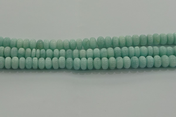 CAM1533 15.5 inches 6*10mm rondelle natural peru amazonite beads