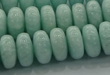 CAM1535 15.5 inches 8*14mm rondelle natural peru amazonite beads