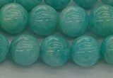 CAM1553 15.5 inches 10mm round natural peru amazonite beads