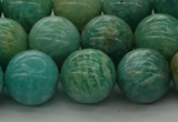 CAM1575 15.5 inches 14mm round Russian amazonite beads wholesale